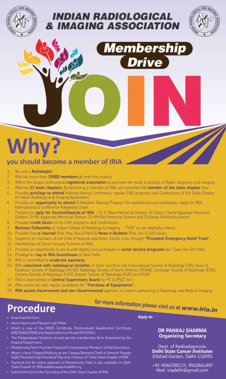 19 reasons to join IRIA and benefits of IRIA 