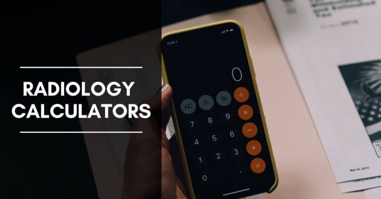 Radiology Calculators
